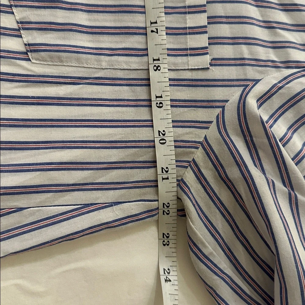 Tuckernuck Blue and White Striped Shirt Dress